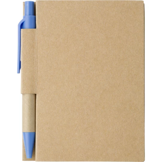 Notes Eco1 z długopisem - Niebieski