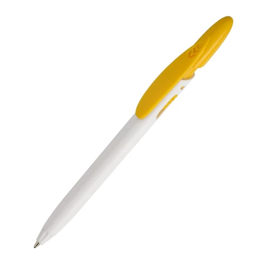 Długopis Rico White - Żółty
