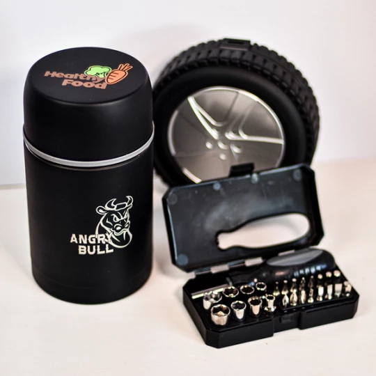 Pojemnik próżniowy 800 ml Termo - Czarny