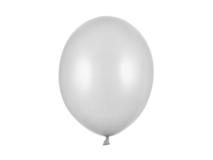 Balon metalizowany 30cm - Srebrny