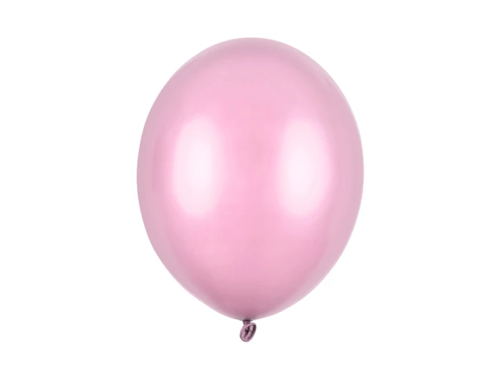 Balon metalizowany 30cm - Jasny Różowy