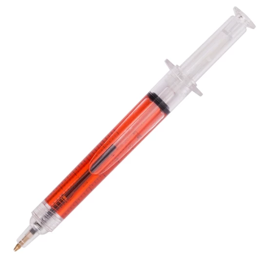 Długopis Strzykawka - Czerwony