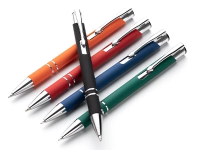 Długopis Cosmo Rubber - Czerwony