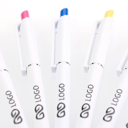 Długopis Roma White - Różowy