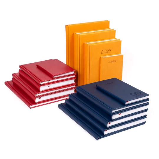 Kalendarz książkowy A4 - Rozkład Tygodniowy - Brązowy