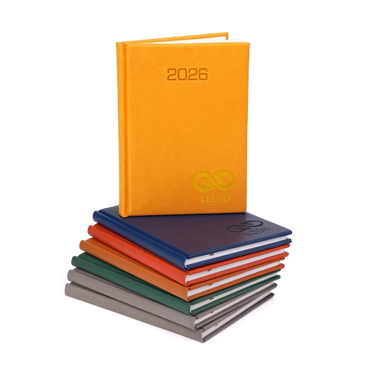 Kalendarz książkowy A5 - Rozkład Tygodniowy - Niebieski