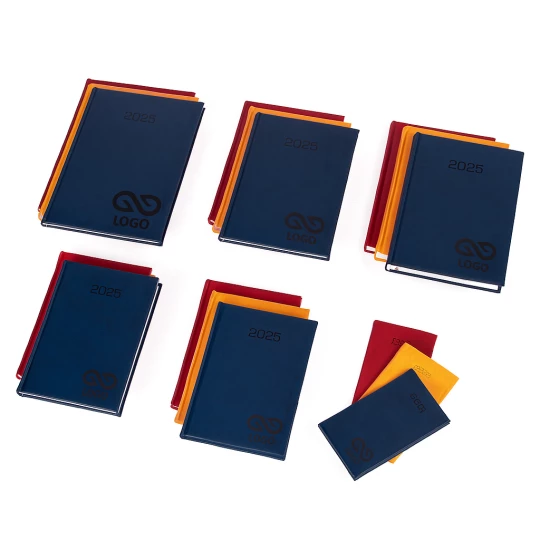 Kalendarz książkowy A5 - Rozkład Tygodniowy - Niebieski