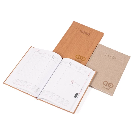 Kalendarz książkowy Nature B5 - Rozkład Tygodniowy - Cork