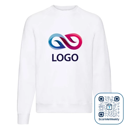 Bluza Reglan Sweat - Biały