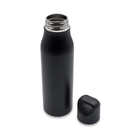 Butelka stalowa Bary 800 ml, czarny