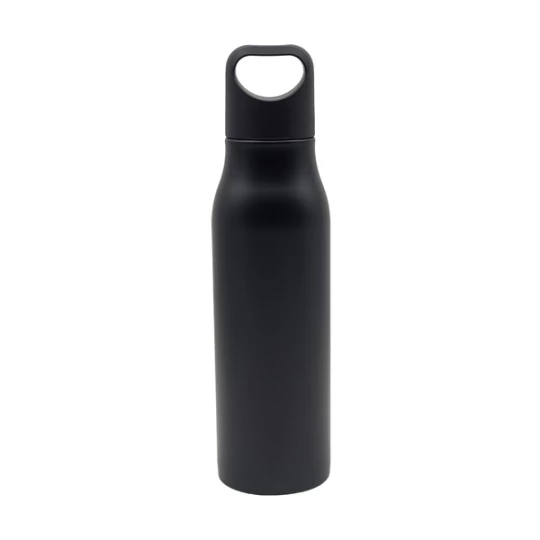Butelka stalowa Bary 800 ml, czarny