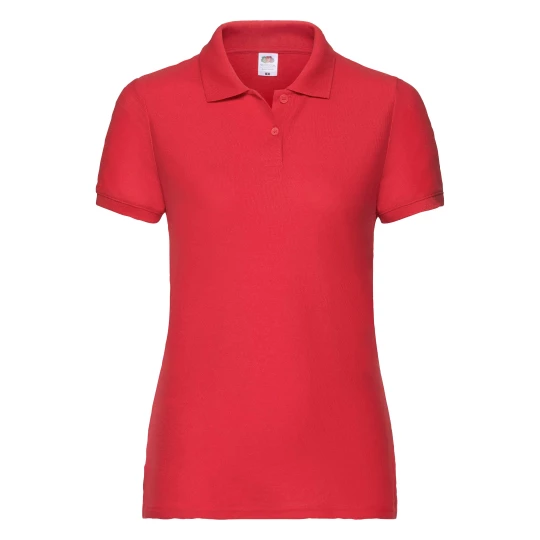 Koszulka Polo Damska 65-35 - Czerwony