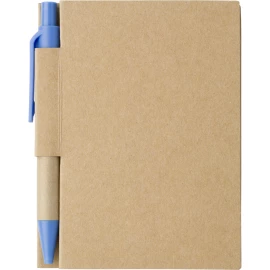 Notes Eco1 z długopisem - Niebieski