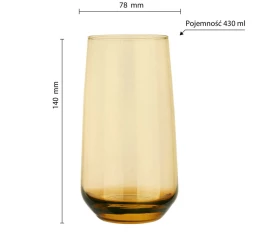 Szklanka Sunset - Miodowy