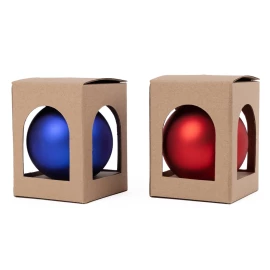 Bombka 80mm - Pomarańczowy