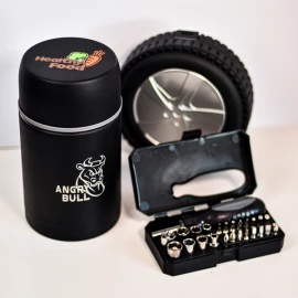 Pojemnik próżniowy 800 ml Termo - Czarny