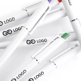 Długopis Roma White - Zielony