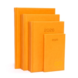 Kalendarz książkowy A4 - Rozkład Tygodniowy - Brązowy