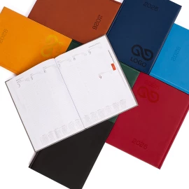 Kalendarz książkowy A4 - Rozkład Tygodniowy - Brązowy