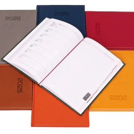 Kalendarz książkowy A5 - Rozkład Tygodniowy - Niebieski