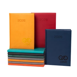 Kalendarz książkowy B5 - Rozkład Tygodniowy - Brązowy