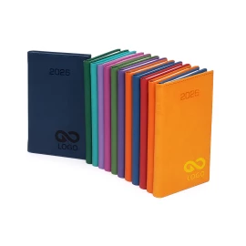 Kalendarz książkowy A6 - Rozkład Tygodniowy - Szary