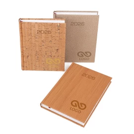 Kalendarz książkowy Nature A5 - Rozkład Dzienny - Cork