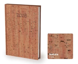 Kalendarz książkowy Nature A5 - Rozkład Dzienny - Cork