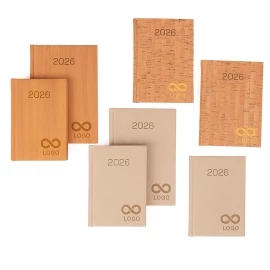 Kalendarz książkowy Nature B5 - Rozkład Tygodniowy - Cork