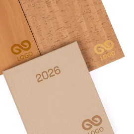 Kalendarz książkowy Nature B5 - Rozkład Tygodniowy - Cork