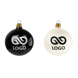 Bombka 80mm - Jasny niebieski