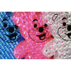 Brelok Teddy, pomarańczowy