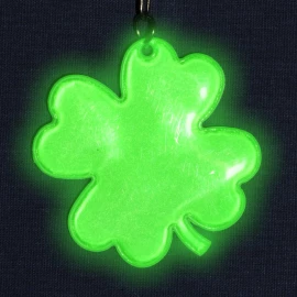 Brelok Lucky Clover, zielony