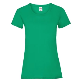 Koszulka damska FOTL Lady-Fit ValueWeight - Zielony