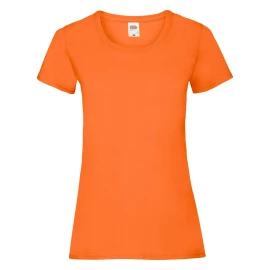 Koszulka damska FOTL Lady-Fit ValueWeight - Pomarańczowy