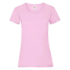 Koszulka damska FOTL Lady-Fit ValueWeight - Jasny Różowy