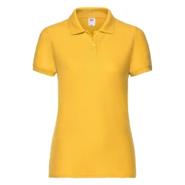 Koszulka Polo Damska 65-35 - Ciemny Żółty