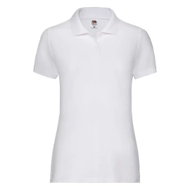 Koszulka Polo Damska 65-35 - Biały